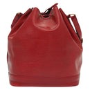 LOUIS VUITTON Epi Noe Shoulder Bag Red M44007 LV Auth 136463-2