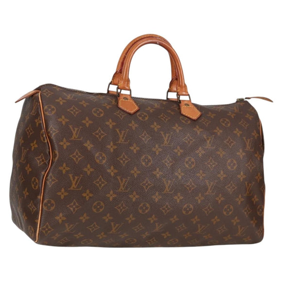 LOUIS VUITTON Monogram Speedy 40 Hand Bag M41522 LV Auth 136469