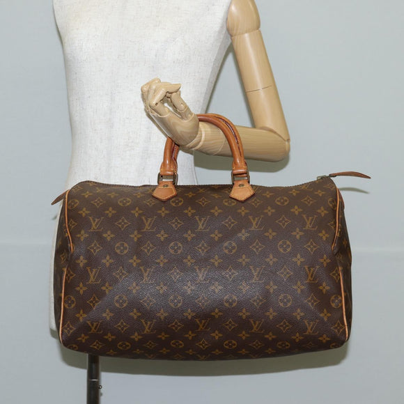LOUIS VUITTON Monogram Speedy 40 Hand Bag M41522 LV Auth 136469
