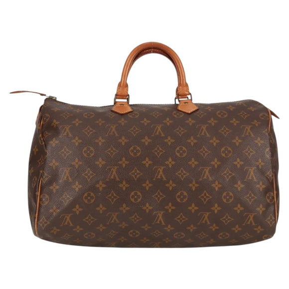 LOUIS VUITTON Monogram Speedy 40 Hand Bag M41522 LV Auth 136469