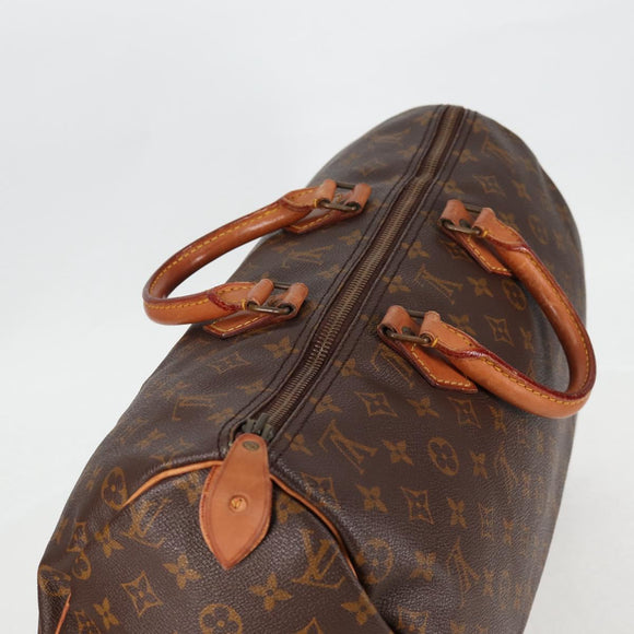 LOUIS VUITTON Monogram Speedy 40 Hand Bag M41522 LV Auth 136469