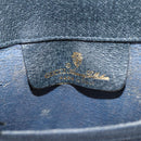 GUCCI GG Supreme Sherry Line Shoulder Bag PVC Navy Gold 72 02 024 Auth 136472-18