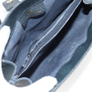 GUCCI GG Supreme Sherry Line Shoulder Bag PVC Navy Gold 72 02 024 Auth 136472-19