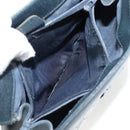 GUCCI GG Supreme Sherry Line Shoulder Bag PVC Navy Gold 72 02 024 Auth 136472-23