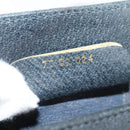 GUCCI GG Supreme Sherry Line Shoulder Bag PVC Navy Gold 72 02 024 Auth 136472-24