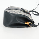 GUCCI GG Supreme Sherry Line Shoulder Bag PVC Navy Gold 72 02 024 Auth 136472-5