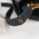 GUCCI GG Supreme Sherry Line Shoulder Bag PVC Navy Gold 72 02 024 Auth 136472-9