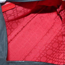 Christian Dior Lady Dior Canage Hand Bag Nylon Black Gold Auth 136477-17