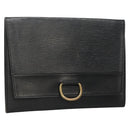LOUIS VUITTON Epi Jena Clutch Bag Black M52722 LV Auth 136480-1