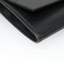 LOUIS VUITTON Epi Jena Clutch Bag Black M52722 LV Auth 136480-14