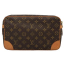 LOUIS VUITTON Monogram Compiegne 28 Clutch Bag M51845 LV Auth 136485-2