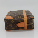 LOUIS VUITTON Monogram Compiegne 28 Clutch Tasche M51845 LV Auth 136485A-4