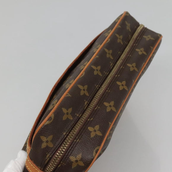 LOUIS VUITTON Monogram Compiegne 28 Clutch Tasche M51845 LV Auth 136485A