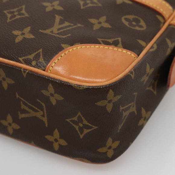 LOUIS VUITTON Monogram Compiegne 28 Clutch Tasche M51845 LV Auth 136485A