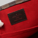 LOUIS VUITTON Damier Ebene Sac Plat Hand Bag N51140 LV Auth 136498-14