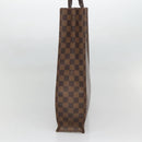 LOUIS VUITTON Damier Ebene Sac Plat Hand Bag N51140 LV Auth 136498-4