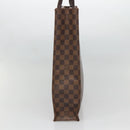 LOUIS VUITTON Damier Ebene Sac Plat Hand Bag N51140 LV Auth 136498-5