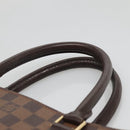 LOUIS VUITTON Damier Ebene Sac Plat Hand Bag N51140 LV Auth 136498-8