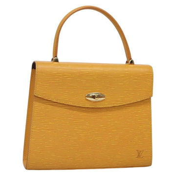 LOUIS VUITTON Epi Malesherbes Hand Bag Tassili Yellow Jonne M52379 Auth 136500
