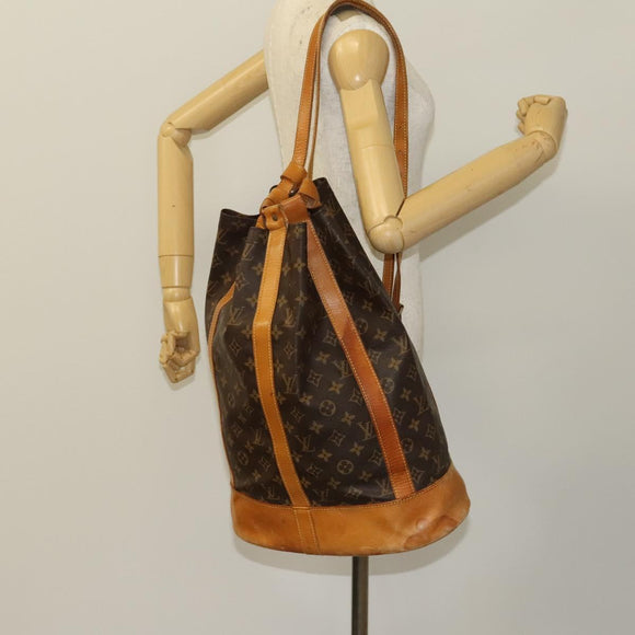 LOUIS VUITTON Monogram Randonnee GM Shoulder Bag M42244 LV Auth 136502