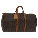 LOUIS VUITTON Monogram Keepall 55 Boston Bag M41424 LV Auth 136505-1