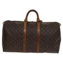 LOUIS VUITTON Monogram Keepall 55 Boston Bag M41424 LV Auth 136505-2