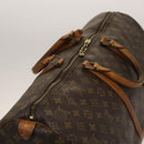 LOUIS VUITTON Monogram Keepall 55 Boston Bag M41424 LV Auth 136505-6