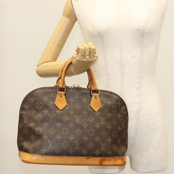 LOUIS VUITTON Monogram Alma Hand Bag M51130 LV Auth 136508