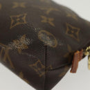 LOUIS VUITTON Monogram Pochette Cosmetic PM Pouch M43998 LV Auth 136512-16