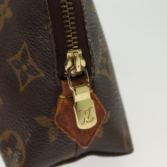 LOUIS VUITTON Monogram Pochette Cosmetic PM Pouch M43998 LV Auth 136512