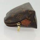 LOUIS VUITTON Monogram Pochette Cosmetic PM Pouch M43998 LV Auth 136512-4