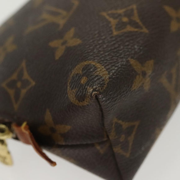 LOUIS VUITTON Monogram Pochette Cosmetic PM Pouch M43998 LV Auth 136512