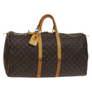 LOUIS VUITTON Monogram Keepall 55 Boston Bag M41424 LV Auth 136519-1