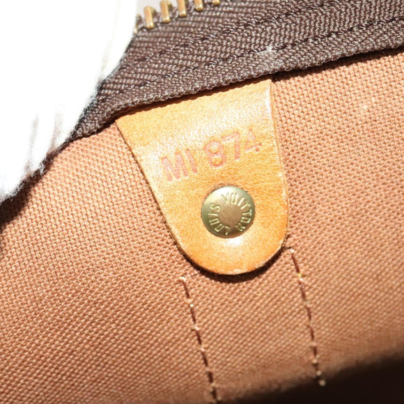 LOUIS VUITTON Monogram Keepall 55 Boston Bag M41424 LV Auth 136519