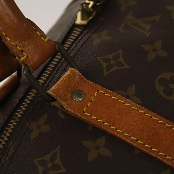 LOUIS VUITTON Monogram Keepall 60 Boston Bag M41422 LV Auth 136520