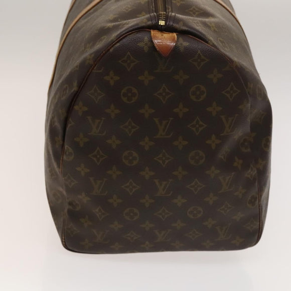 LOUIS VUITTON Monogram Keepall 60 Boston Bag M41422 LV Auth 136520