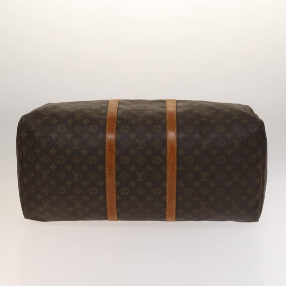 LOUIS VUITTON Monogram Keepall 60 Boston Bag M41422 LV Auth 136520