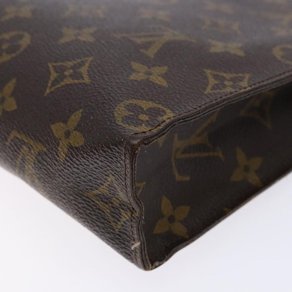 LOUIS VUITTON Monogram Poche Toilette 26 Pouch M47542 LV Auth 136521