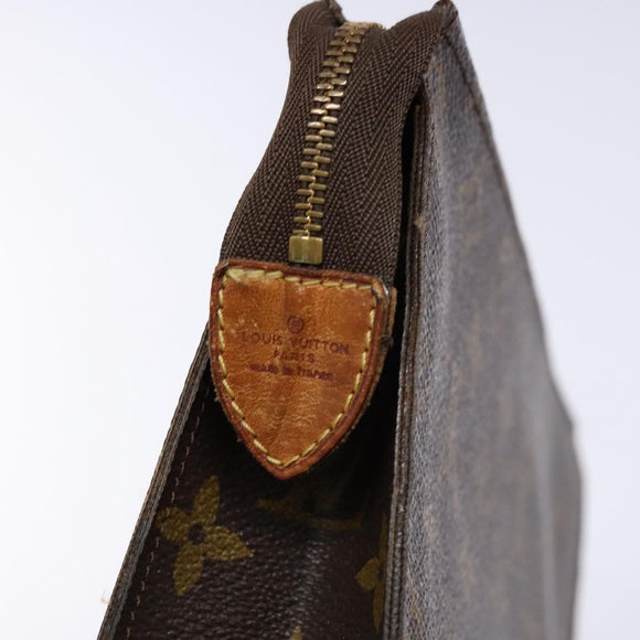 LOUIS VUITTON Monogram Poche Toilette 26 Pouch M47542 LV Auth 136521