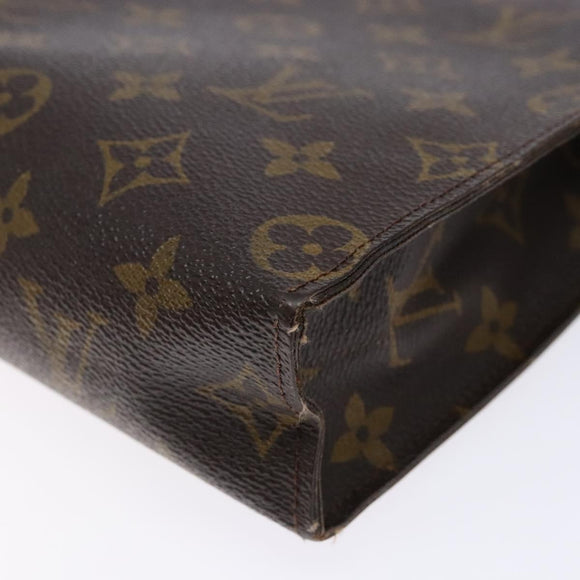 LOUIS VUITTON Monogram Poche Toilette 26 Pouch M47542 LV Auth 136521