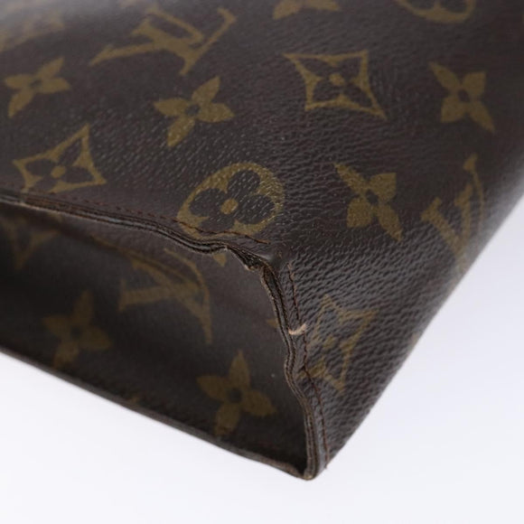 LOUIS VUITTON Monogram Poche Toilette 26 Pouch M47542 LV Auth 136521