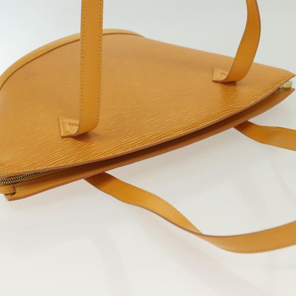LOUIS VUITTON Epi Saint Jacques Poignees Long Bag Yellow M52339 LV Auth 136522