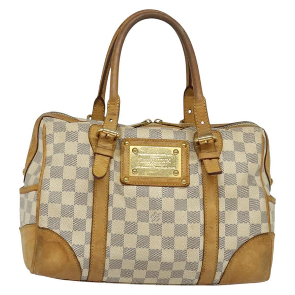 LOUIS VUITTON Damier Azur Berkeley Hand Bag N52001 LV Auth 136526