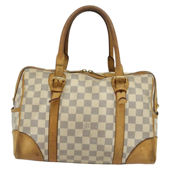 LOUIS VUITTON Damier Azur Berkeley Hand Bag N52001 LV Auth 136526