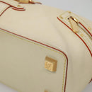 LOUIS VUITTON Suhari Ampheteu Shoulder Bag Leather White M91858 LV Auth 136527-10