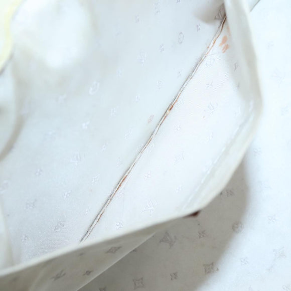 LOUIS VUITTON Suhari Ampheteu Shoulder Bag Leather White M91858 LV Auth 136527