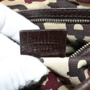 GUCCI GG Canvas Web Sherry Line Shoulder Bag Beige Gold Red 144388 Auth 136530-12