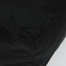 PRADA Boston Bag Nylon Black Silver Auth 136533-16
