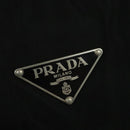 PRADA Boston Bag Nylon Black Silver Auth 136533-18