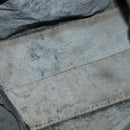 PRADA Boston Bag Nylon Black Silver Auth 136533-11